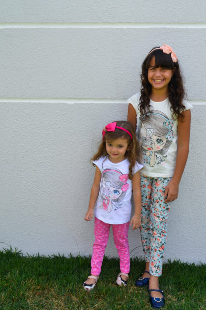 Conjunto Infantil Bata e Calça Legging DricaFashion Salvador