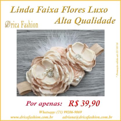 Faixa Flores Luxo
